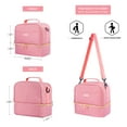 thumbnail image 4 of Breast Pump Bag Cooler Compartment for Breast Pump - Cooler and Moistureproof Bag Double Layer for Mother Breast Milk Pump Lunch Bag Outdoor Working, 4 of 6