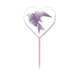 thumbnail image 1 of Geometric  Pigeon Origa Pattern Toothpick Flags Heart Lable Cupcake Picks, 1 of 3