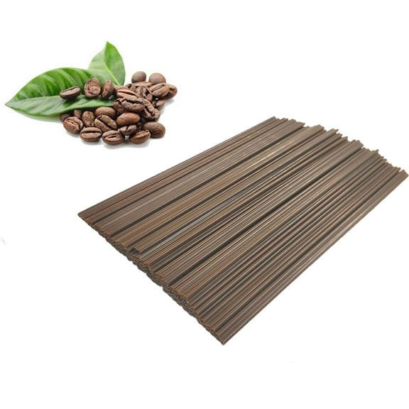 Happon 200pcs Two Holes Coffee Stirrer Straw 2-in-1 Disposable Plastic Coffee Stir Sticks Coffee Stirrer Straw Birthday Wedding Party Drinking Cocktail Straws Supplies