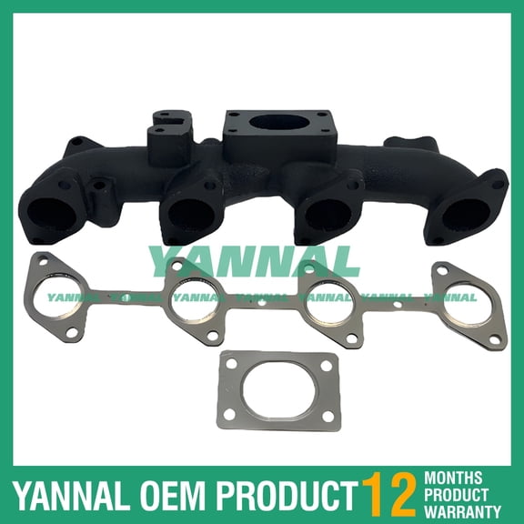 Exhaust Manifold 1J551-12310 6698551 For Kubota V3800 Excavator Engine Parts