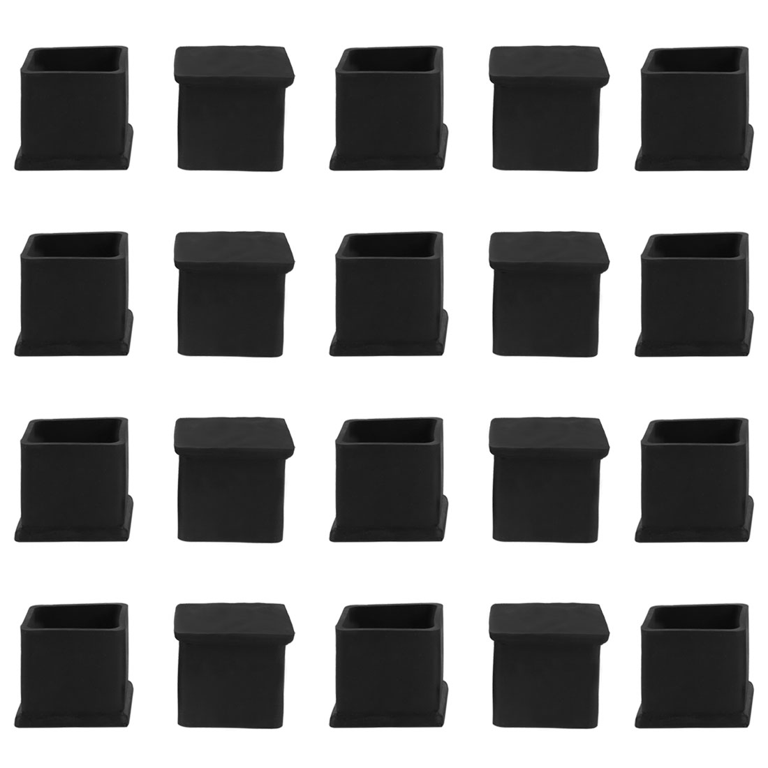 Table Leg Caps End Tip Home Furniture Protector 20pcs 1.26"x1.26" (32x32mm)
