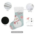 thumbnail image 3 of Merry Christmas Snowman Gifts Christmas Stockings Xmas Stocking for Family Holiday Season Party Decorations, 3 of 8