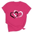thumbnail image 7 of BLVB Valentine's Shirts for Women Heart Cute Graphic T Shirts Casual Crewneck Short Sleeve Gift Tops Tee for Her, 7 of 7