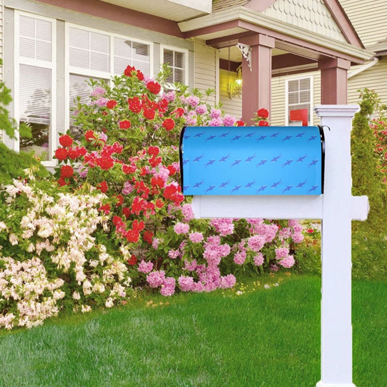 Kdxio Magnetic Mailbox Cover 21x18 in Mailbox Cover Outdoor Decoration Holiday Mailbox Covers for Home Garden Yard-21x18 in
