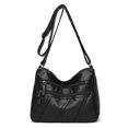 thumbnail image 1 of Bolso de madre para mujer, bolso cruzado de piel suave de gran capacidad, de mediana edad, con un solo hombro, 1 of 6