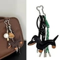 thumbnail image 2 of UNTERING Vintage Dachshund Dog Keychain Unique Styles Sturdy PU Components Elkegant Charm for Bag and Keys Decoration Daily Use, 2 of 8