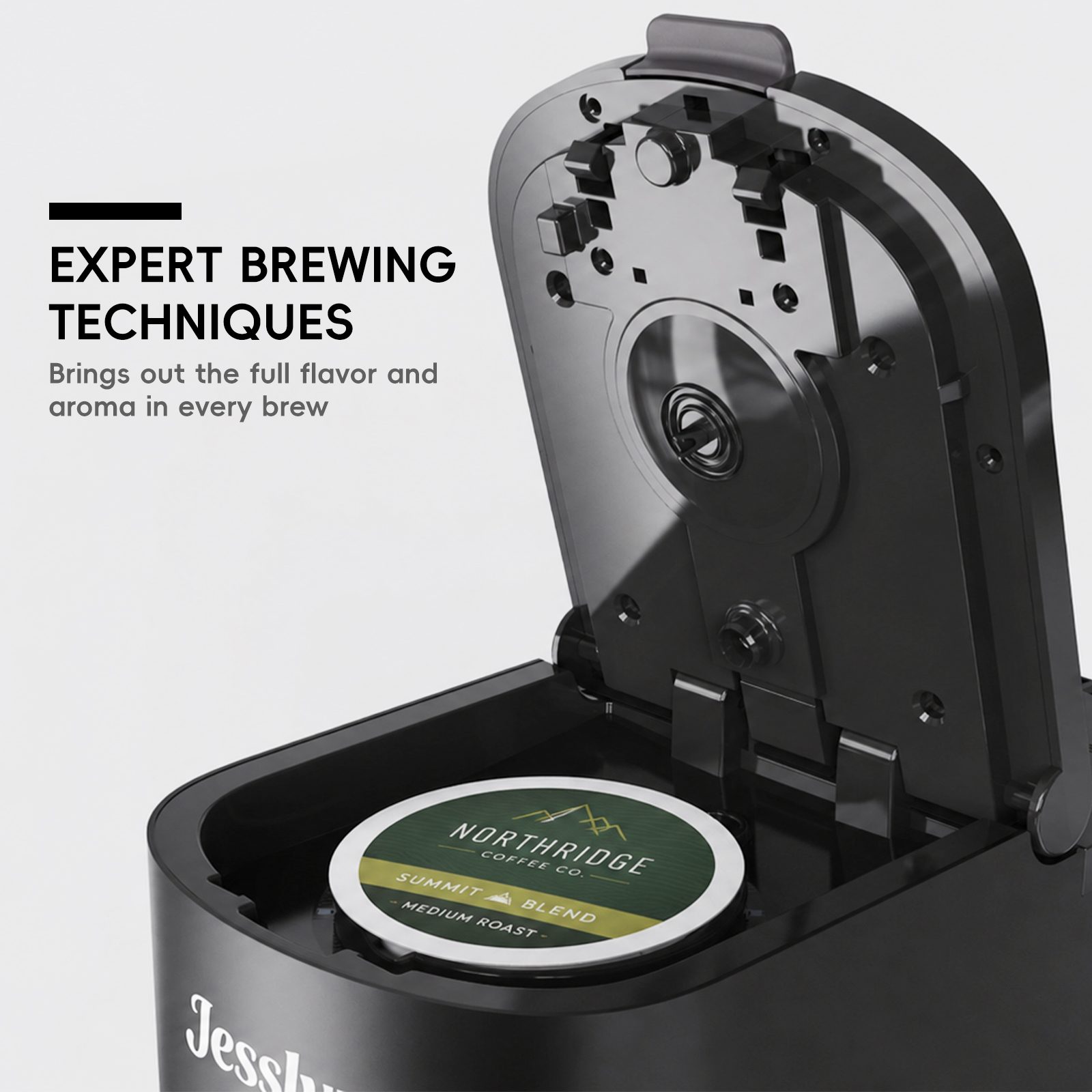 Jesslyn Single Serve Coffee Maker With K-Cup & Ground Coffee photo 5
