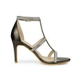 thumbnail image 3 of BLISSFUL STEP Women's Rhines Ankle Strap Stiletto High Heels Sandals, 3 of 7