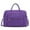 Purple, variant on MKF Collection Jayla Women’s Solid Quilted Cotton Duffle Bag For Travel by Mia K - Wine Red