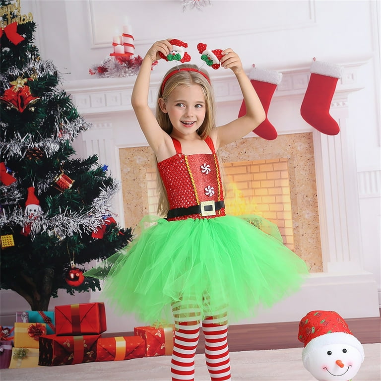 black and green christmas dress Holly Jolly Hi-Lo Plaid Holiday Dress Green / 2T/3T main image 1