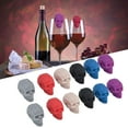 thumbnail image 4 of Étiquette d'Identification de Tasse, Vin Coupe Marqueur Silicone Durable 4Set Forme Unique pour Buffet pour Bar, 4 of 8