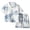 Blue, variant on mgoYE Boys Outfit Size 9-10 Years Boy's 2 Piece Outfits Summer Hawaiian Vacation Beach Button Shirt and Shorts Going Out Sets Blue