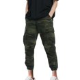 thumbnail image 3 of Pantalones largos para hombre, bolsillos laterales, pies pequeños, ajustados, largos, para hombre, 3 of 6
