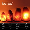 thumbnail image 4 of Betus Natural Crystal Himalaya Salt Lamp Hand Carved 6 to 7 inches, 4 of 7