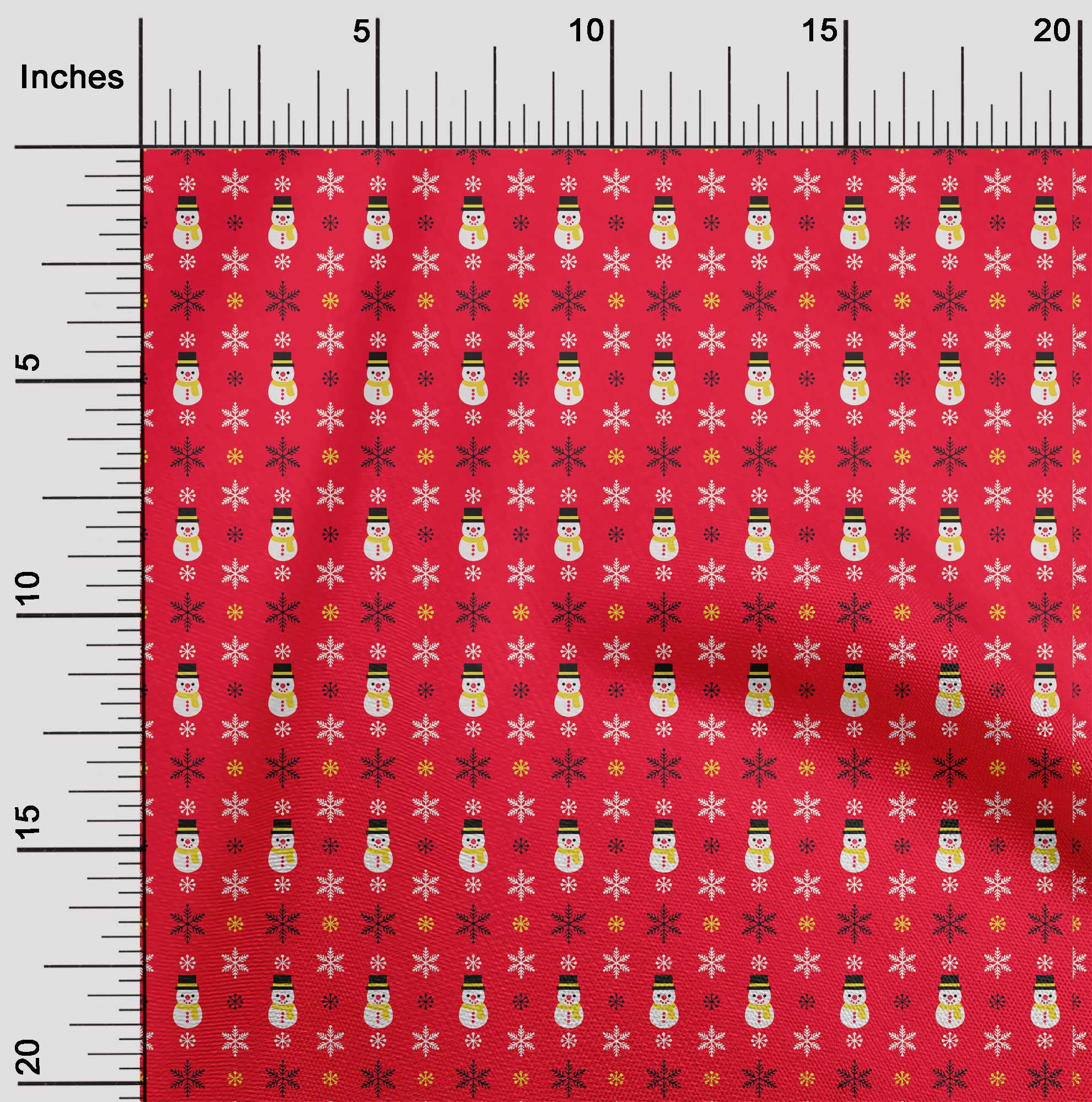 oneOone Cotton Jersey Red Fabric Merry Christmas Sewing Fabric By The Yard Printed Diy Clothing Sewing Supplies 58 Inch Wide-1JY