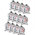 thumbnail image 1 of Stainless Steel Refrigerator Freezer Thermometer Large Dial Thermometer Classic Series Temperature Thermometer for Refrigerator Freezer Fridge Cooler 12 Pack, 1 of 4