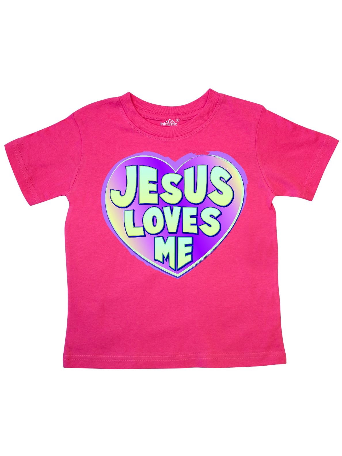 Inktastic Jesus Loves Me Toddler Short 