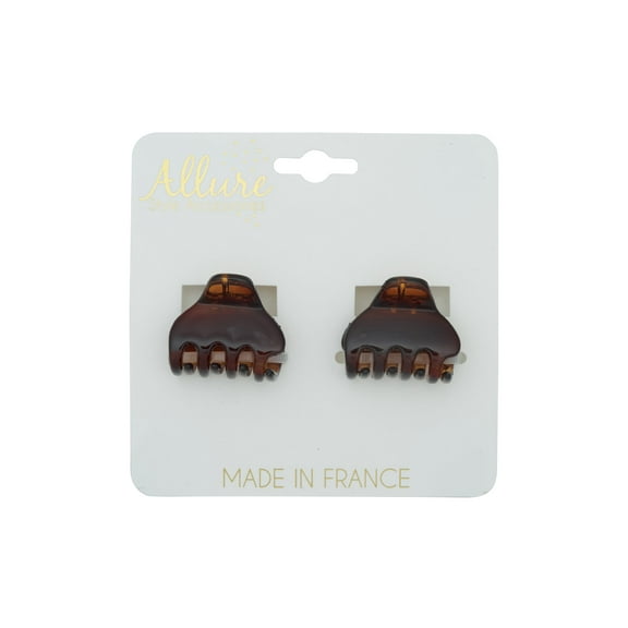 Allure Extra Small Jaw Clips - Tortoise