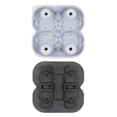 thumbnail image 1 of 4 Grid Penguin Shape DIY Ice Cube Tray with Removable Lids Easy Cleaning Mould for Mojitos Popsicles Infused Mint, 1 of 6