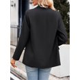 thumbnail image 3 of Women's Casual Blazers Long Sleeve Lapel Button Open Front Work Office Blazer Jackets Suit, 3 of 6