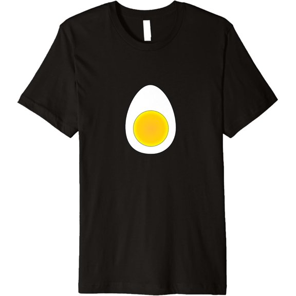 Hard Boiled Egg Premium T-Shirt men and women can wear, black, white, gifts