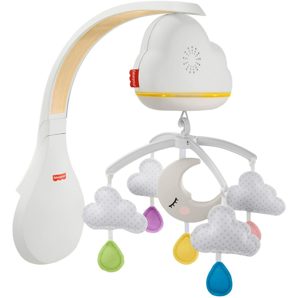 FisherPrice Calming Clouds Mobile and Soother, Crib Sound Machine