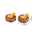 thumbnail image 7 of Cheers.US 10Pcs Miniature Bird Figurine Resin Mini Oriole Statue Resin Crafts Fairy Garden Miniatures, Easter Bird Nest Ornament Micro Landscape Fairy Garden Home Decor, 7 of 7