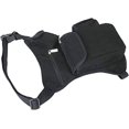 thumbnail image 5 of Zhuge Riñonera de lona para viajes al aire libre, bolsa para el muslo para hombres y mujeres, táctica, militar, para motocicletas, bicicletas, con múltiples bolsillos, color negro, 5 of 5