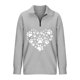 thumbnail image 4 of Moda mujer Casual estampado cuello vuelto manga larga suelta camiseta otoño blusa pulóver Tops Pompotops  FGAJ22036, 4 of 6