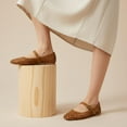 thumbnail image 6 of Cushionaire Weston Hand Woven Mary Jane Flats for Women, Comfortable Dressy Ballet Flats with Braided Adjustable Buckle and Memory Foam Cushioning, 6 of 17