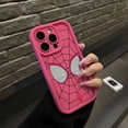 thumbnail image 2 of Funda de teléfono suave de TPU negro Marvel Spider Man para iPhone 16, 15, 14, 13, 12, 11 Pro Max, XR, XS, 7, 8 Plus, MINI funda suave fresca, gran oferta, 2 of 4