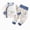 R121-Blue, variant on NOLDARES Little Boys Pajamas 2Pcs Long Sleeve Crewneck Top and Elastic Waist Pants Cotton Print Sleepwear Pjs Toddlers 6-12 Months 12-24 Months 2t 3t 4t 5t 6t 7t 8t 9t Children,Light Pink,18-24 M
