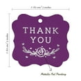 thumbnail image 7 of Inkdotpot Pack Of 50 Thank You Bridal Shower Paper Tags DIY Craft Bracket Shape Real Silver Foil Hang Tags, 7 of 7