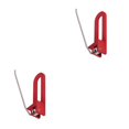 thumbnail image 3 of Wosthever Reposaflechas Montado en la parte trasera Estructura firme Estante de de gran precisión Instalación práctica Fácil de usar Protección Rojo 2piezas Wosthever CBP187168, 3 of 6