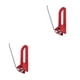 thumbnail image 3 of Wosthever Reposaflechas Montado en la parte trasera Estructura firme Estante de de gran precisión Instalación práctica Fácil de usar Protección Rojo 2piezas Wosthever CBP187168, 3 of 6