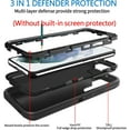 thumbnail image 4 of [PST] Samsung Galaxy S23 Plus (6.6") Defender Hard Case, Triple 3 Layers Shockproof Heavy Duty Defender Hard Case Cover, 4 of 4