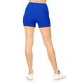 thumbnail image 3 of MOA Collection Women's Casual Soft Stretch Elastic Waist Workout Short Pant, 3 of 5