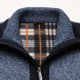 thumbnail image 4 of Suéter de lana para hombre, prendas de punto para otoño e invierno, grueso, cálido, informal Pompotops oipoqjl11186, 4 of 7