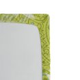 thumbnail image 2 of Ambesonne Animal Fitted Sheet, Dragonfly over Mandala, Full Size, Green White, 2 of 2