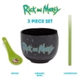 thumbnail image 2 of Culture Fly Rick and Morty Microwave Ramen Bowl Set with Chopsticks and Spoon, 16 oz Ceramic Instant Noodle Bowls with Chopsticks, Ramen Noodle Bowl, Rice Bowl Anime Gifts for Men C45, 2 of 3