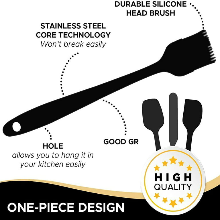 Shebaking Silicone Spatula Set, 6 Piece Heat Resistant Rubber Spatulas Set  for Baking Cooking and Mi…See more Shebaking Silicone Spatula Set, 6 Piece