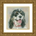 thumbnail image 1 of Fagan, Edie 20x20 Gold Ornate Wood Framed with Double Matting Museum Art Print Titled - Winston Cocker Spaniel, 1 of 4