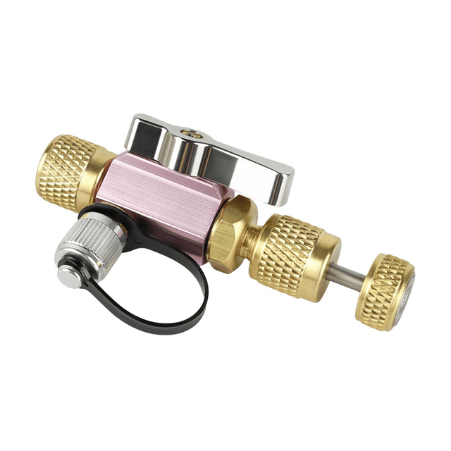 Vacuum-Rated Valve Core Removal Tool, 5/16inch Female Flare X 1/4inch Male Flare,Compatible with for R410A,1 x Vacuum-Rated Valve Core Removal Tool