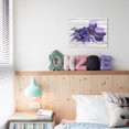 thumbnail image 3 of Bathroom Decor Wall Art Purple Wall Decor Bathroom Pictures for Wall Lavender Canvas Wall Art Farmhouse Modern Framed Paintings Artwork for Home Art Prints with Wood Fram Size 12x16 Inch, 3 of 6