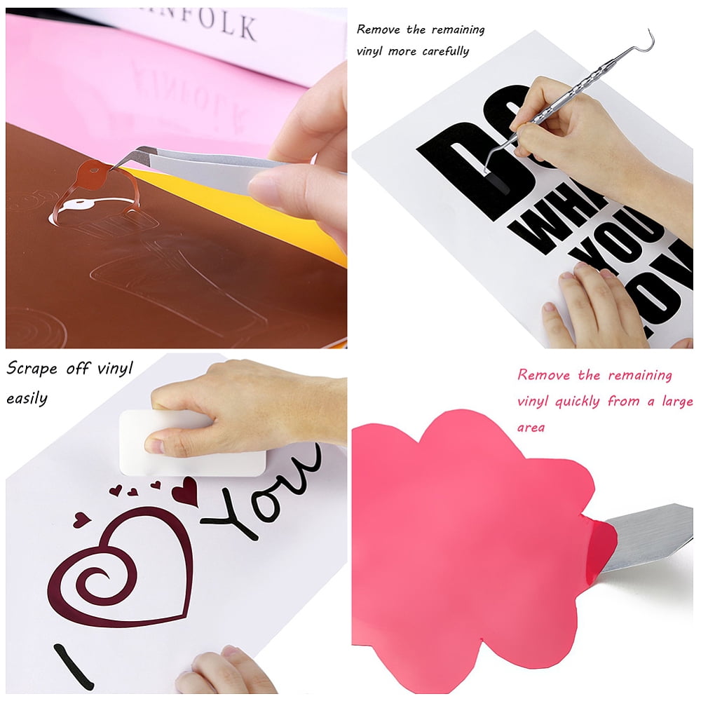 Tool Sets PVC Cutting Mat Stainless Steel Ruler and Scissors Metal Shovel and Other Tools Mixed Color 10x17.5x2.2cm DIY