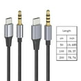 ROZYARD Type C to 3.5mm AUX Cord Aux Cable USB C to 3.5mm Port Male