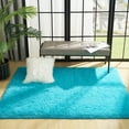 thumbnail image 2 of Arogan Super Soft Fluffy Area Rug For Living Room, Shaggy Carpet For Bedroom Nursery Room,6'x9',Blue, 2 of 7