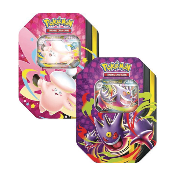 Pokemon Mega Moonlit Tin Trading Card Game