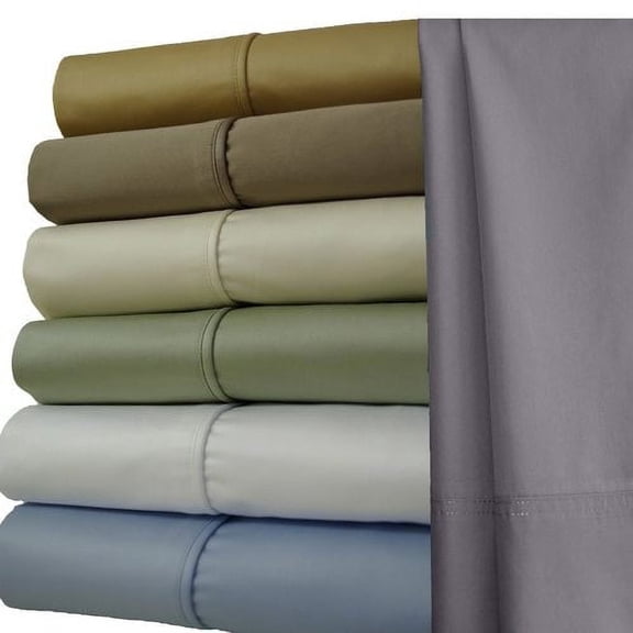Split King Sheets 1000 Thread Count 100% Cotton Solid Sheet Sets