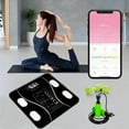 thumbnail image 3 of Digital Body Fat Scale Connected to Mobile Displays BMI Body Fat Muscle Mass with Wireless Connectivity, Black, 3 of 8